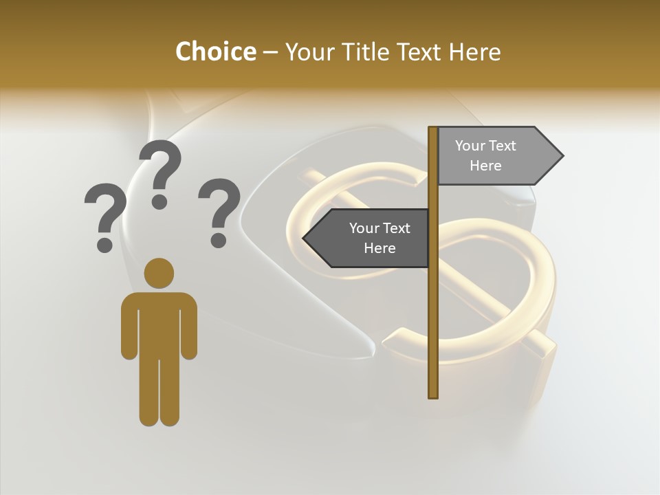 Illustration Investment Coin PowerPoint Template