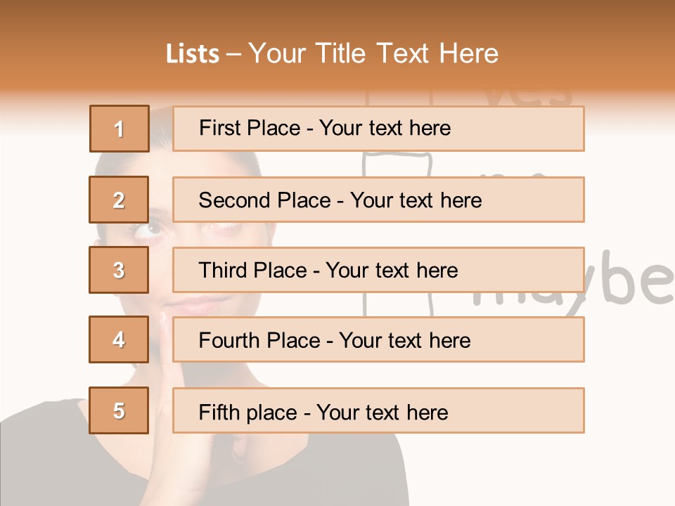 Positivity Sketching Positive PowerPoint Template