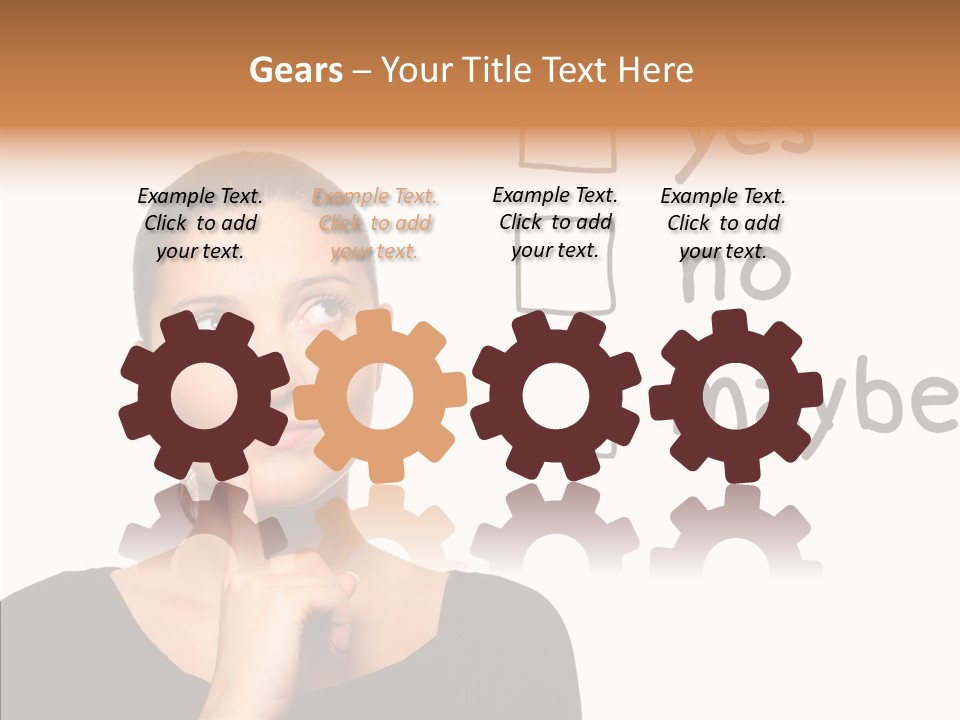 Positivity Sketching Positive PowerPoint Template