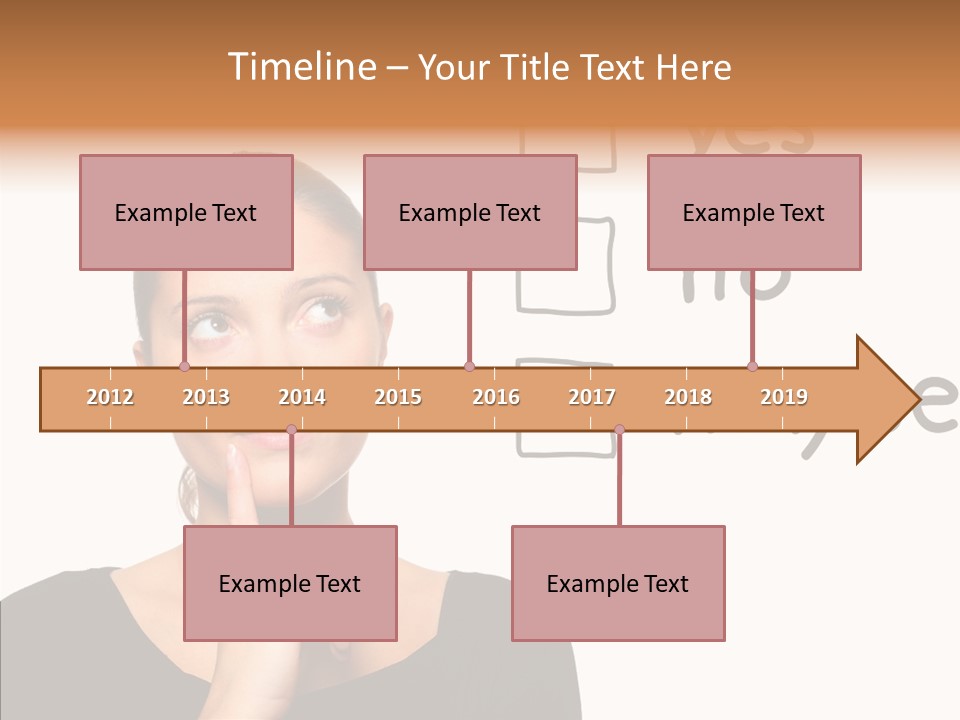 Positivity Sketching Positive PowerPoint Template