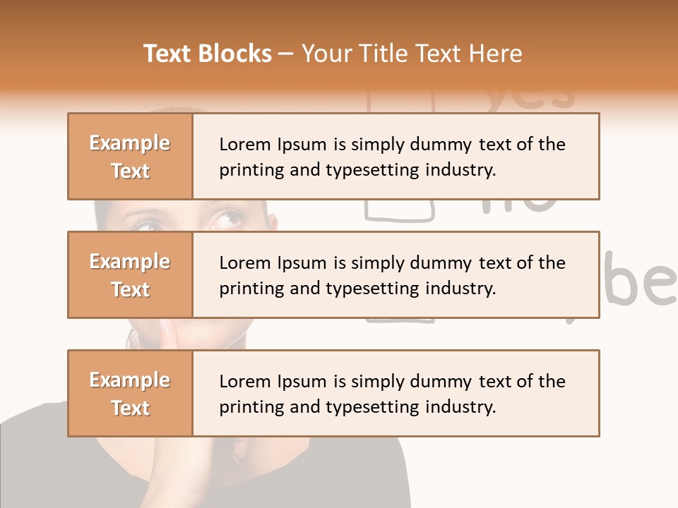 Positivity Sketching Positive PowerPoint Template