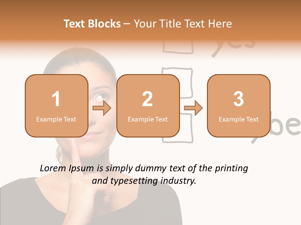 Positivity Sketching Positive PowerPoint Template