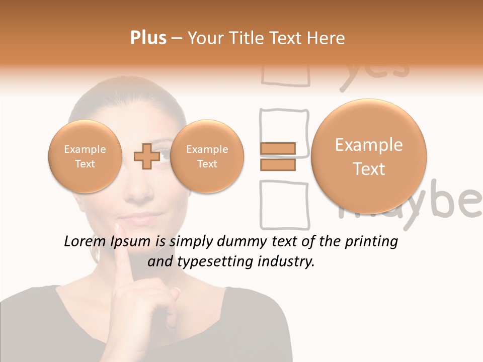 Positivity Sketching Positive PowerPoint Template