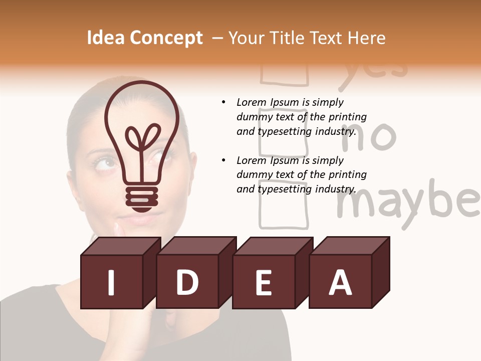 Positivity Sketching Positive PowerPoint Template