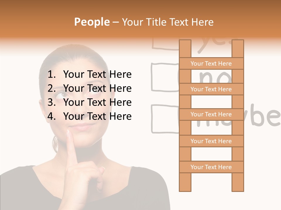 Positivity Sketching Positive PowerPoint Template