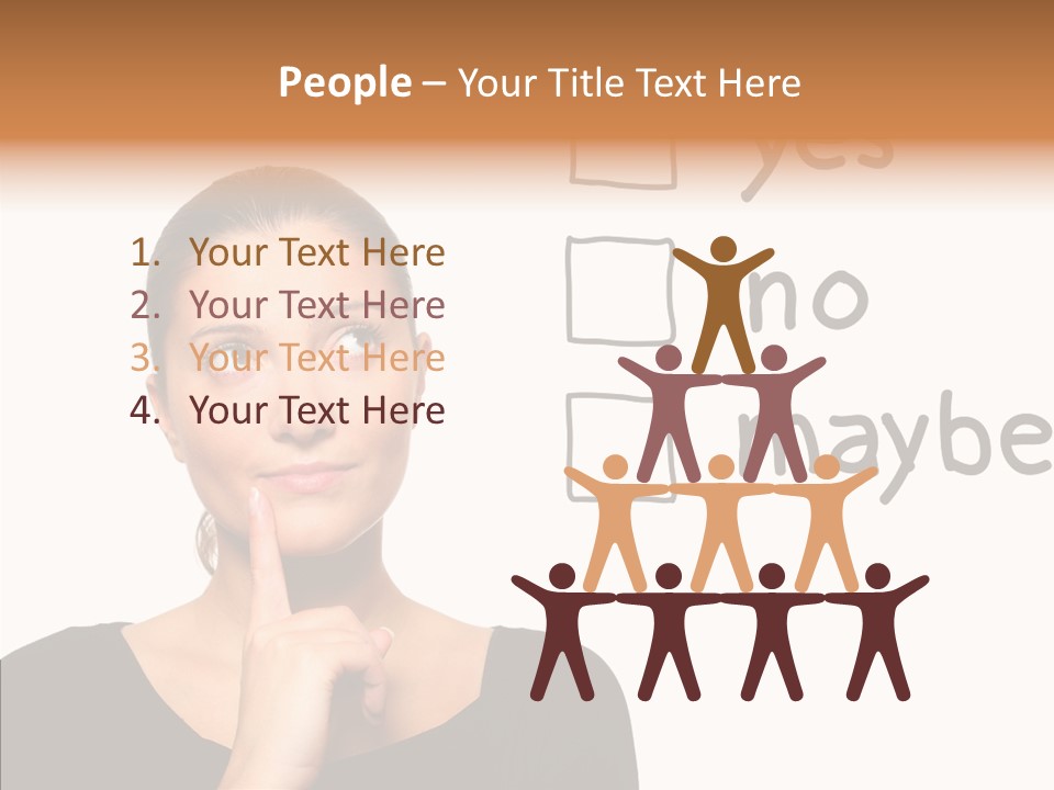 Positivity Sketching Positive PowerPoint Template