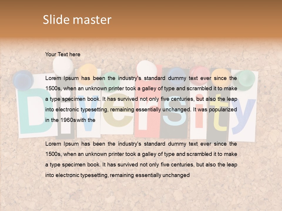 Letters Variation Business PowerPoint Template