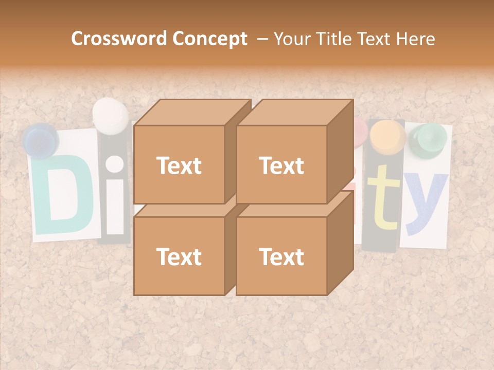 Letters Variation Business PowerPoint Template