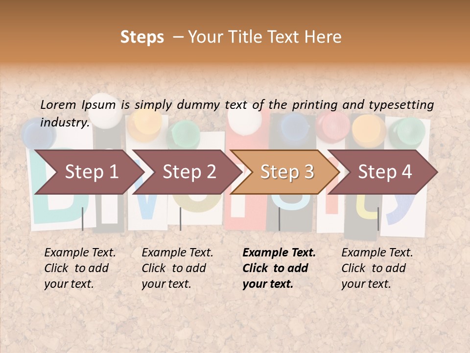 Letters Variation Business PowerPoint Template