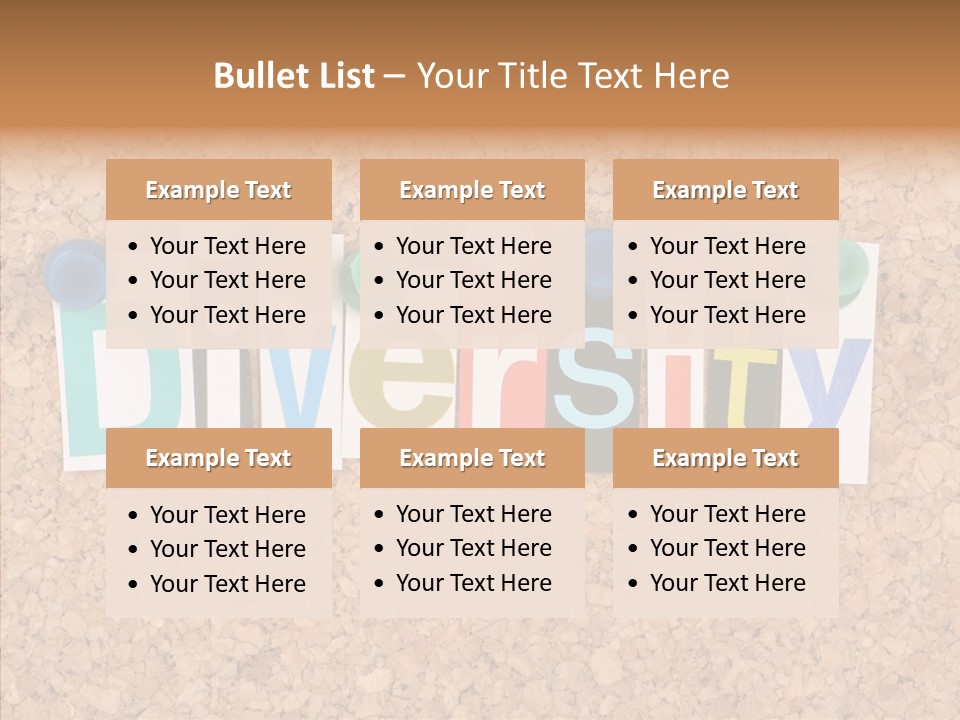 Letters Variation Business PowerPoint Template
