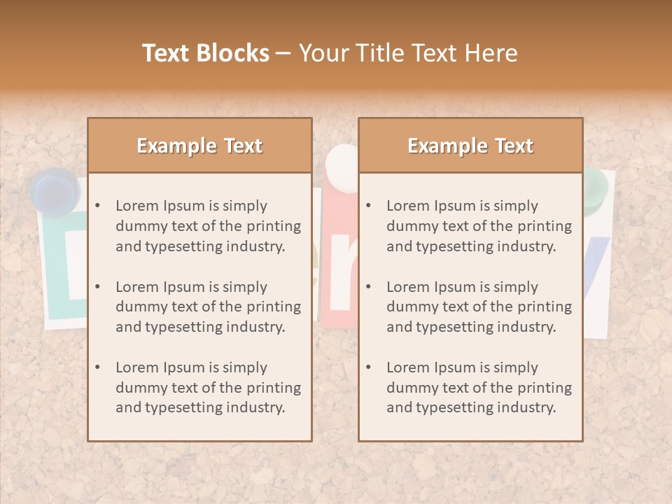 Letters Variation Business PowerPoint Template