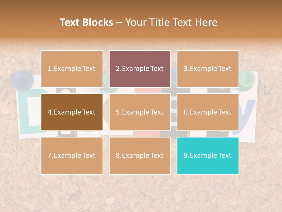 Letters Variation Business PowerPoint Template