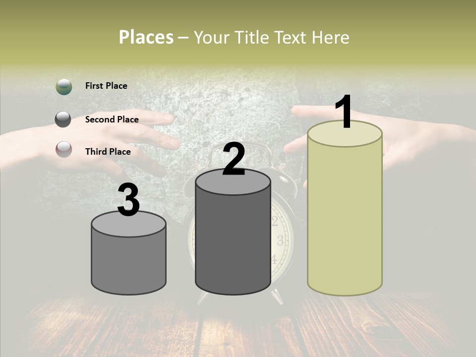 Anxiety Concepts Past PowerPoint Template