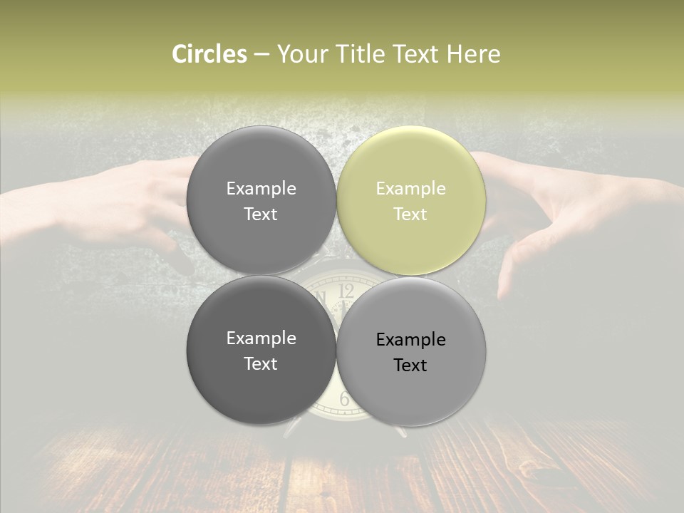 Anxiety Concepts Past PowerPoint Template