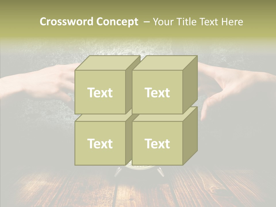 Anxiety Concepts Past PowerPoint Template