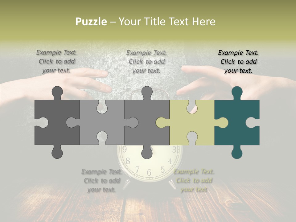 Anxiety Concepts Past PowerPoint Template