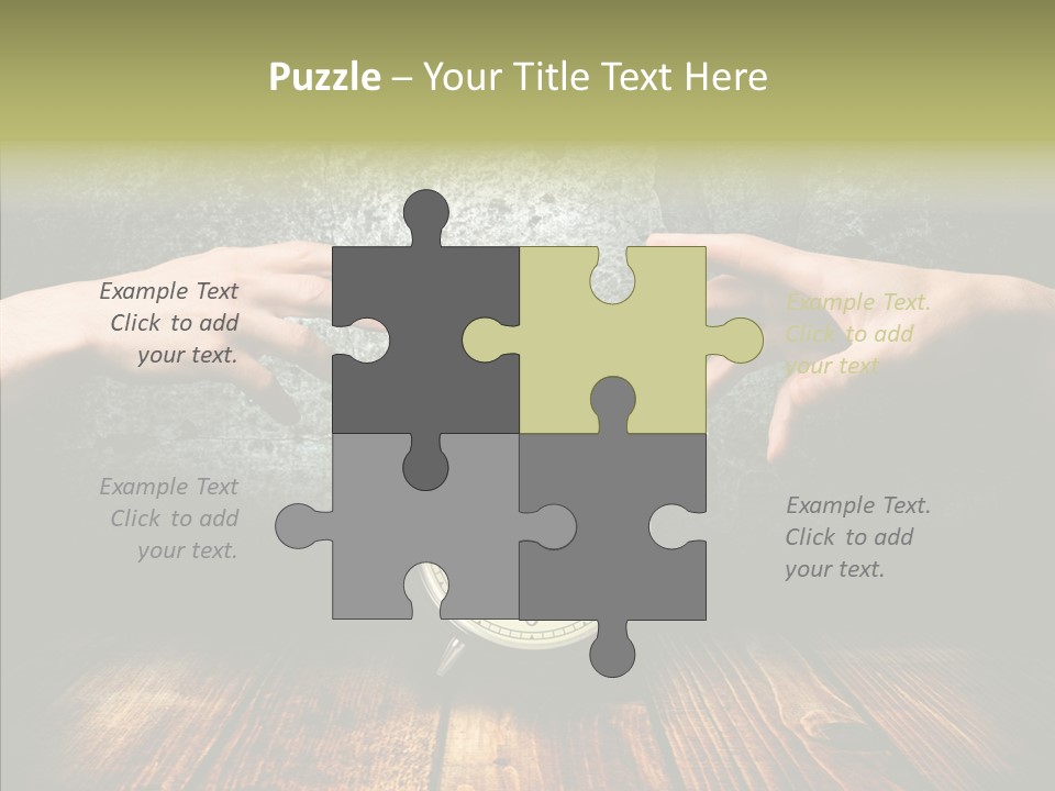 Anxiety Concepts Past PowerPoint Template