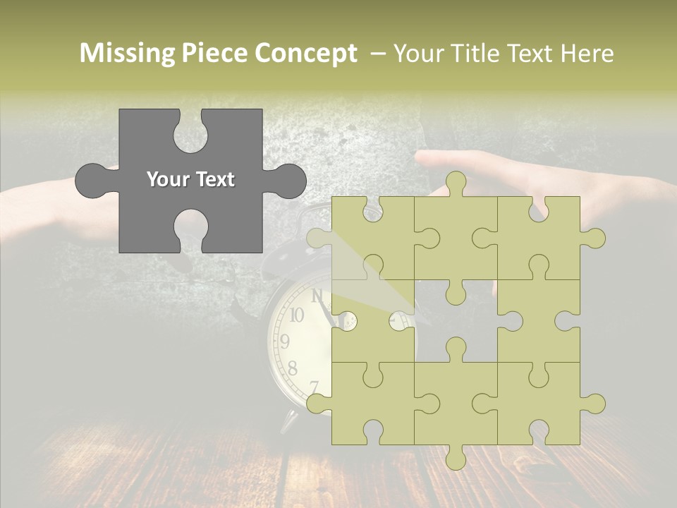 Anxiety Concepts Past PowerPoint Template