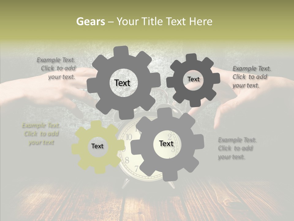 Anxiety Concepts Past PowerPoint Template