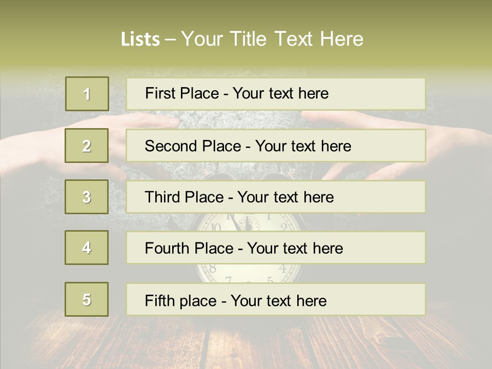 Anxiety Concepts Past PowerPoint Template