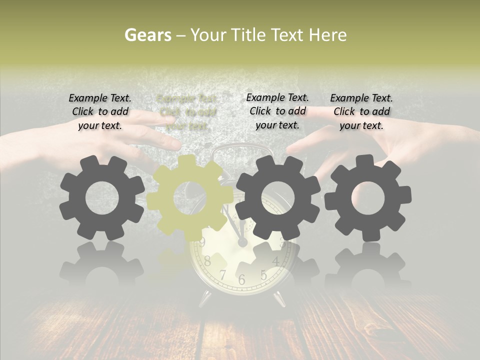 Anxiety Concepts Past PowerPoint Template