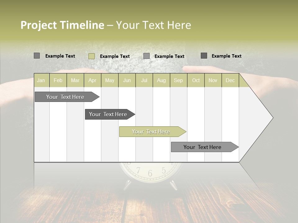 Anxiety Concepts Past PowerPoint Template