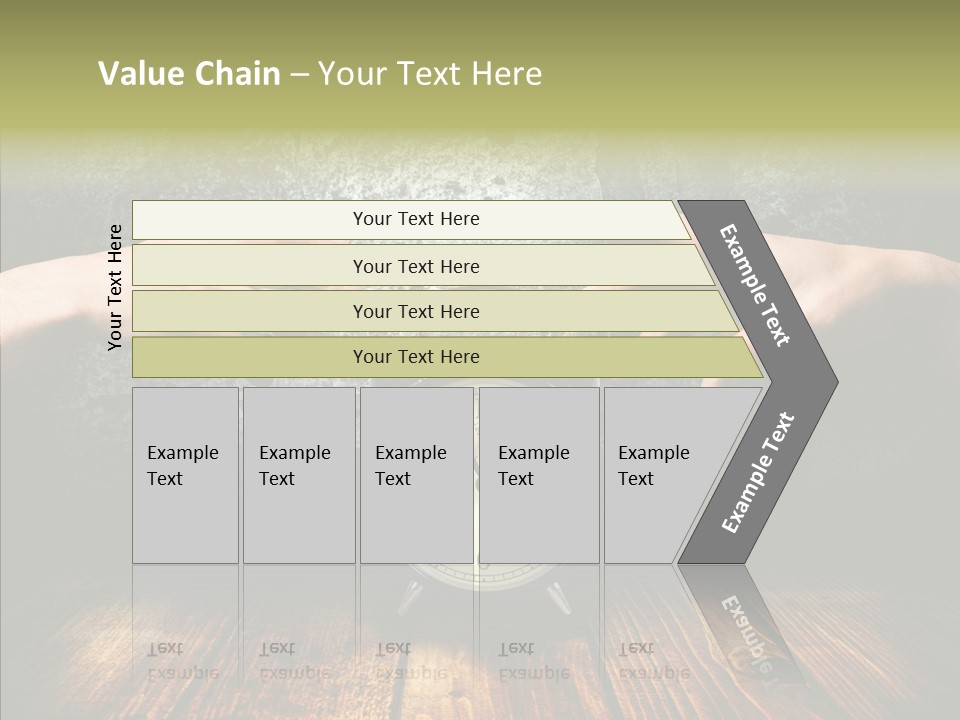 Anxiety Concepts Past PowerPoint Template