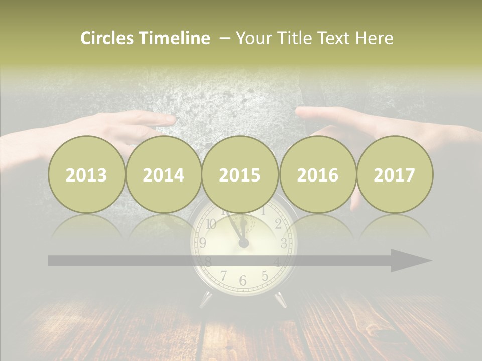 Anxiety Concepts Past PowerPoint Template