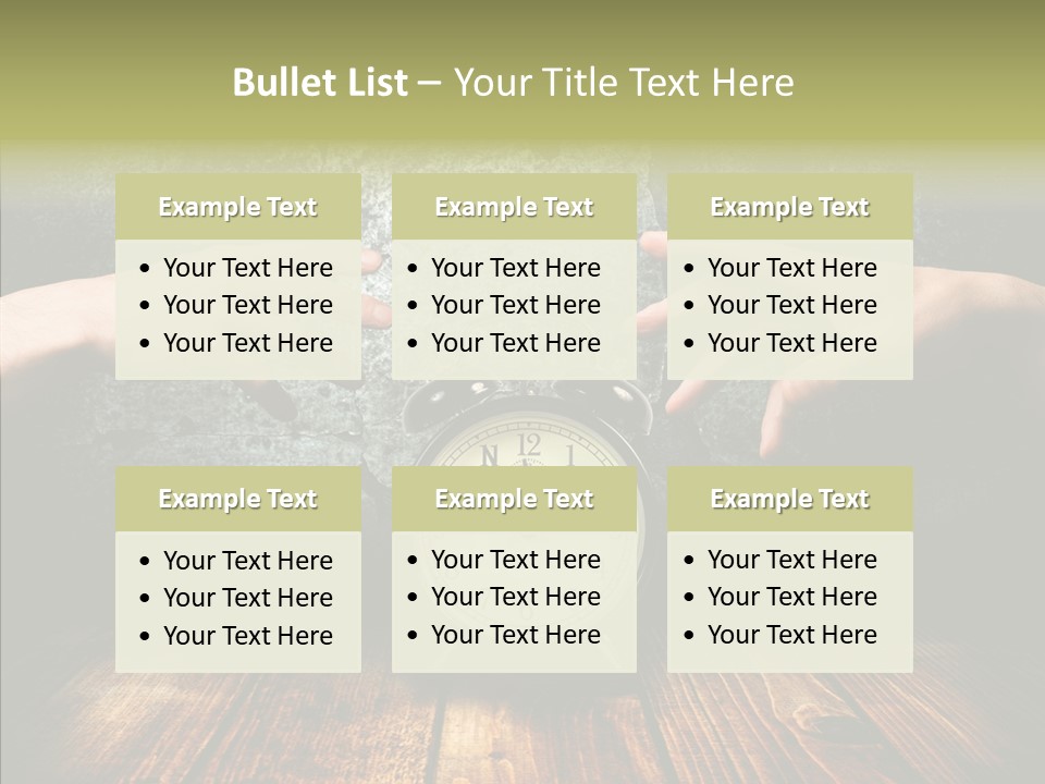 Anxiety Concepts Past PowerPoint Template