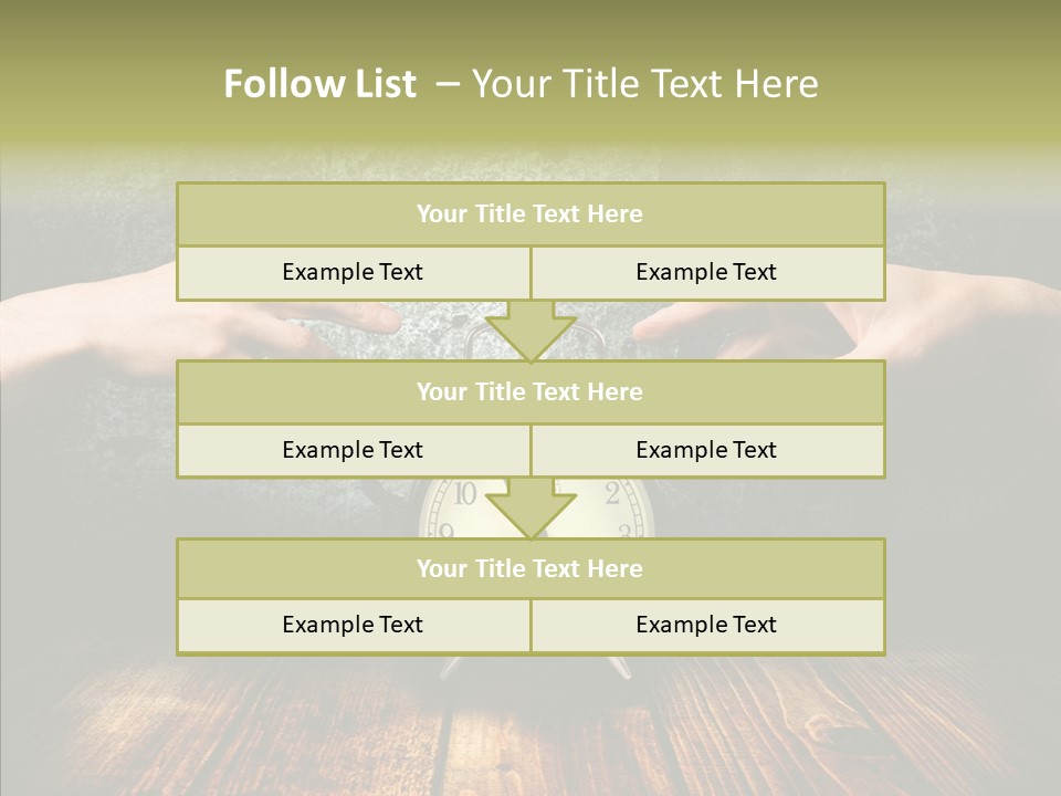 Anxiety Concepts Past PowerPoint Template