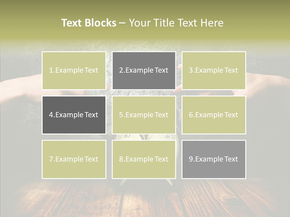 Anxiety Concepts Past PowerPoint Template