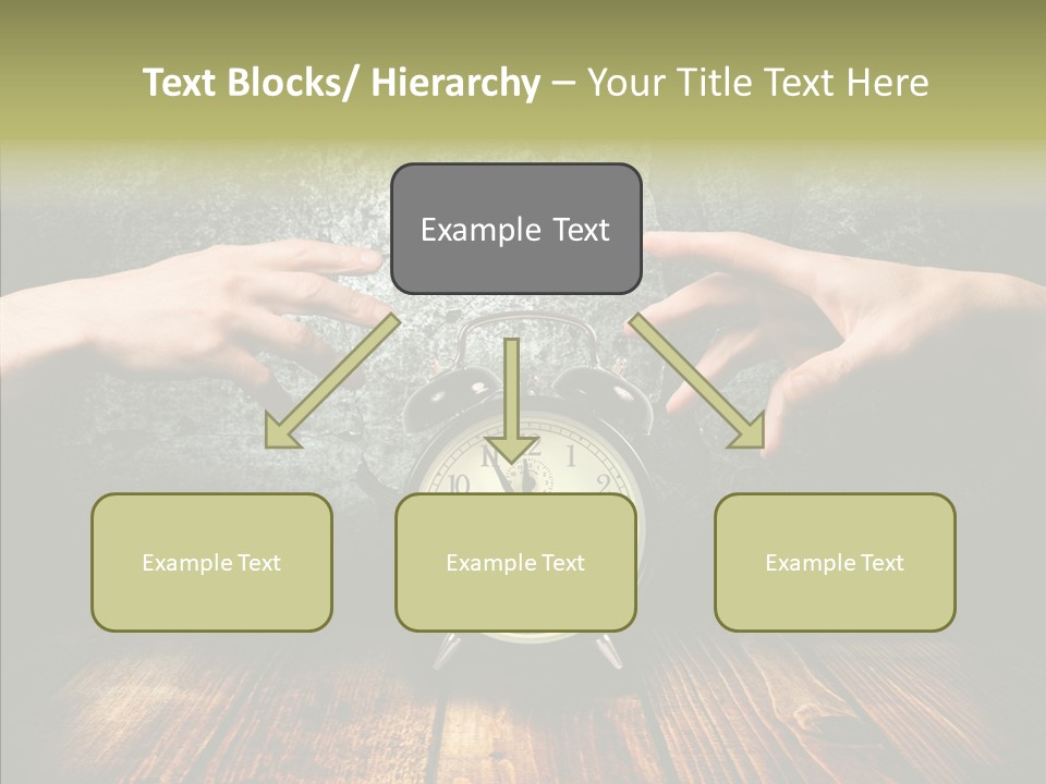 Anxiety Concepts Past PowerPoint Template