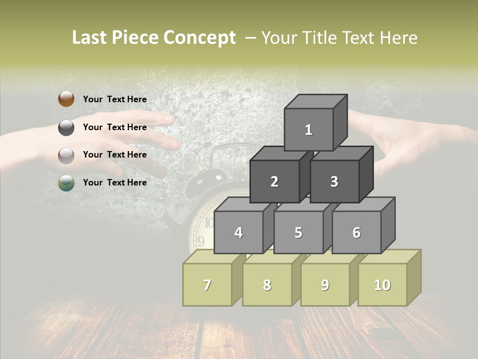 Anxiety Concepts Past PowerPoint Template