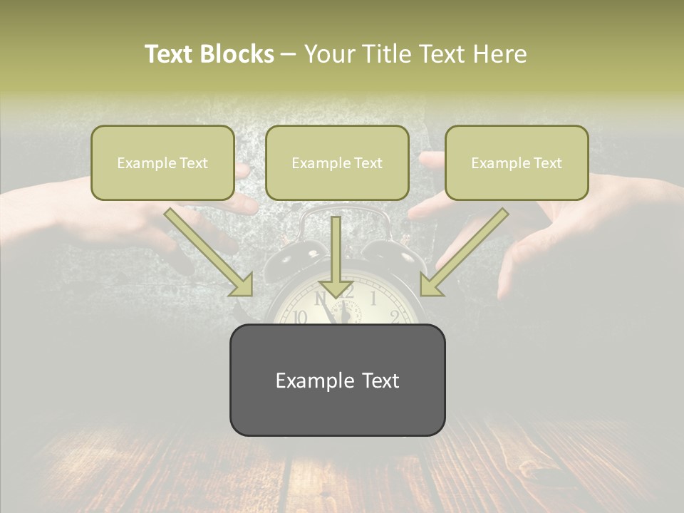 Anxiety Concepts Past PowerPoint Template