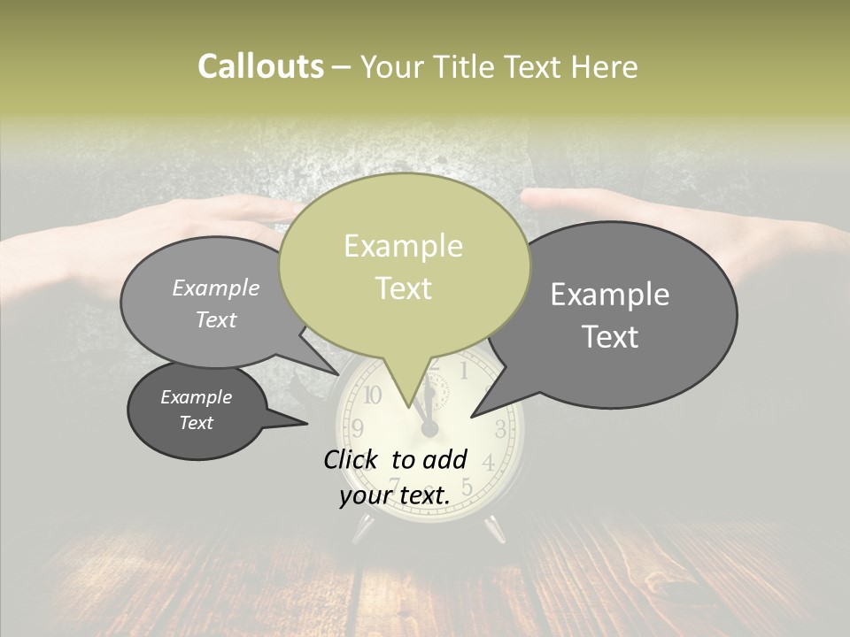 Anxiety Concepts Past PowerPoint Template