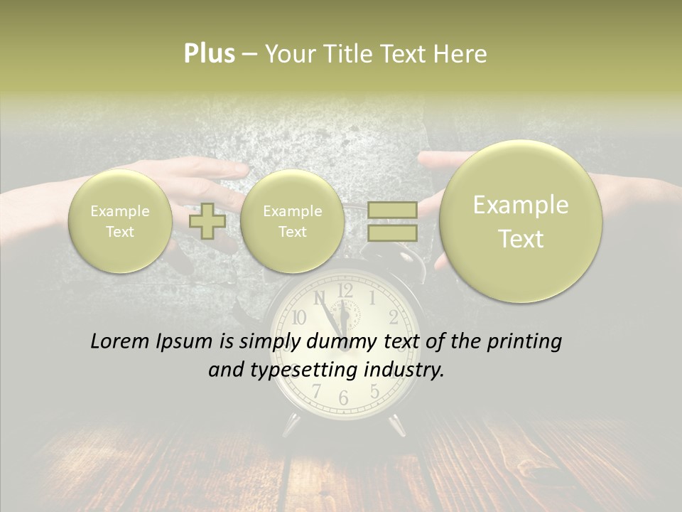 Anxiety Concepts Past PowerPoint Template