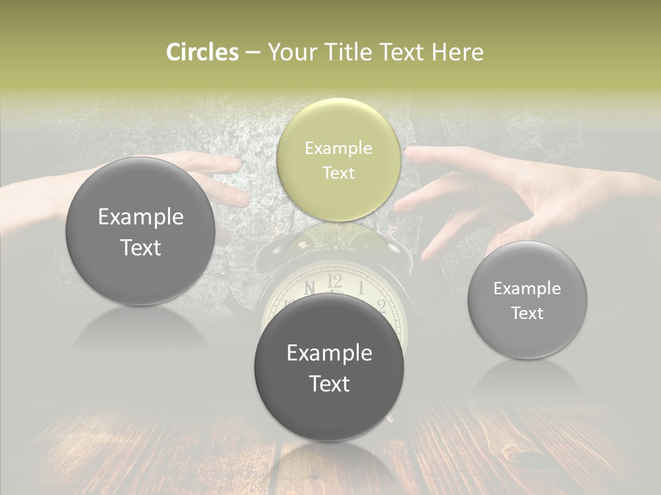 Anxiety Concepts Past PowerPoint Template
