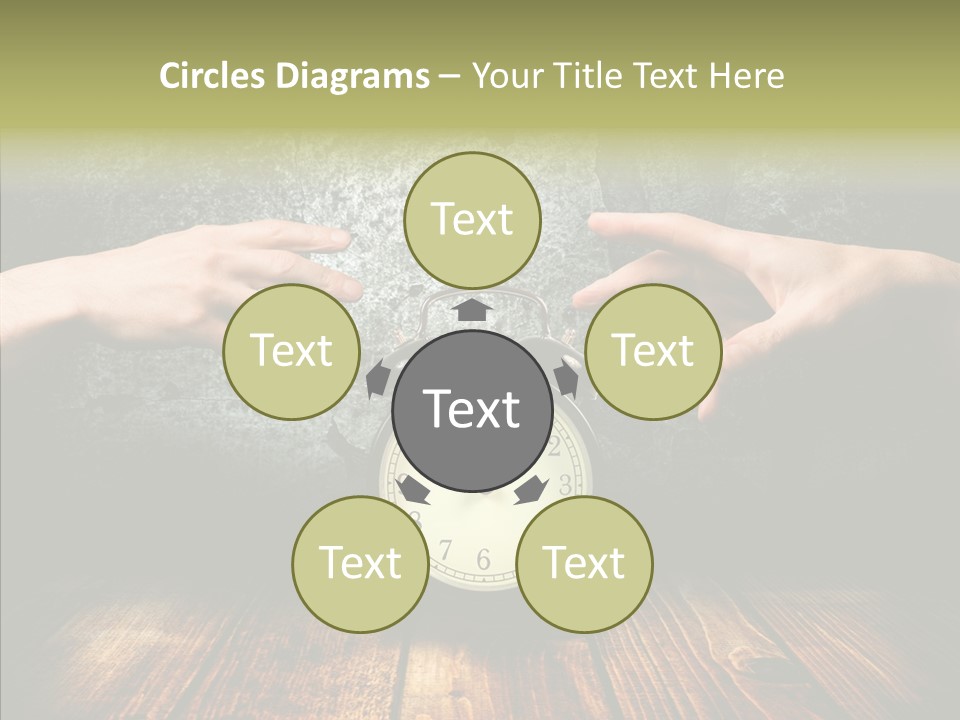 Anxiety Concepts Past PowerPoint Template