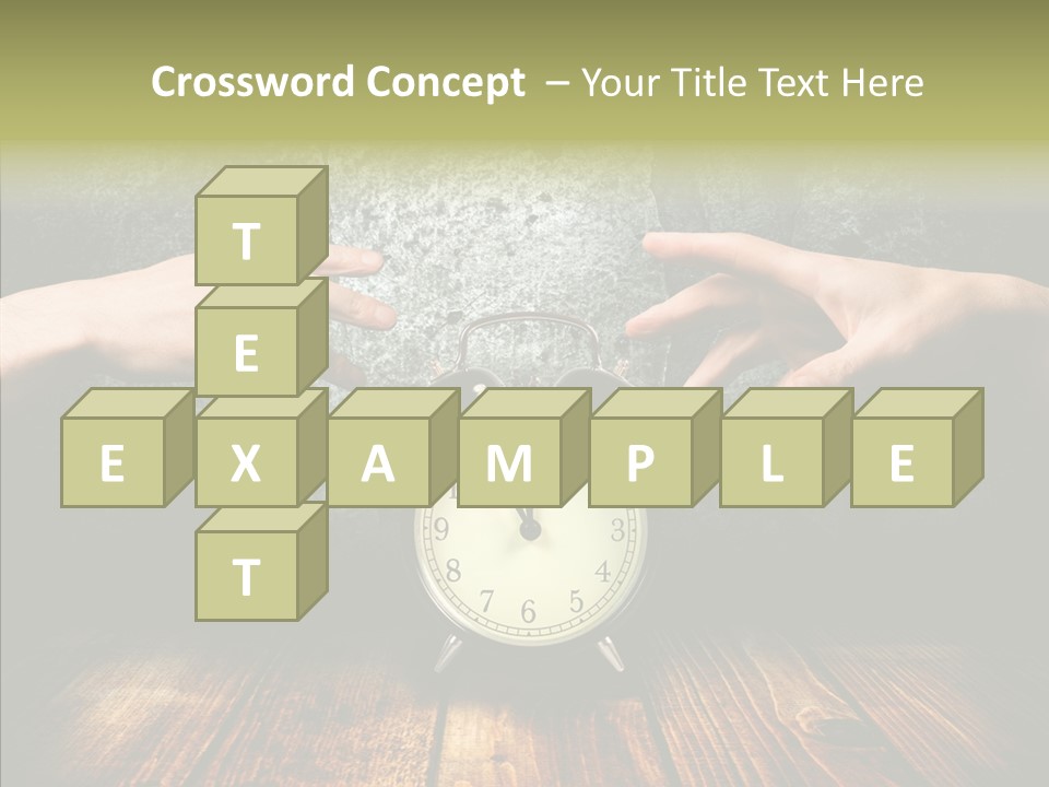 Anxiety Concepts Past PowerPoint Template