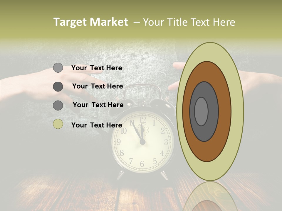 Anxiety Concepts Past PowerPoint Template