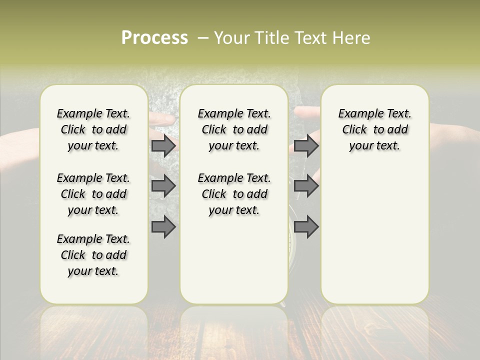 Anxiety Concepts Past PowerPoint Template