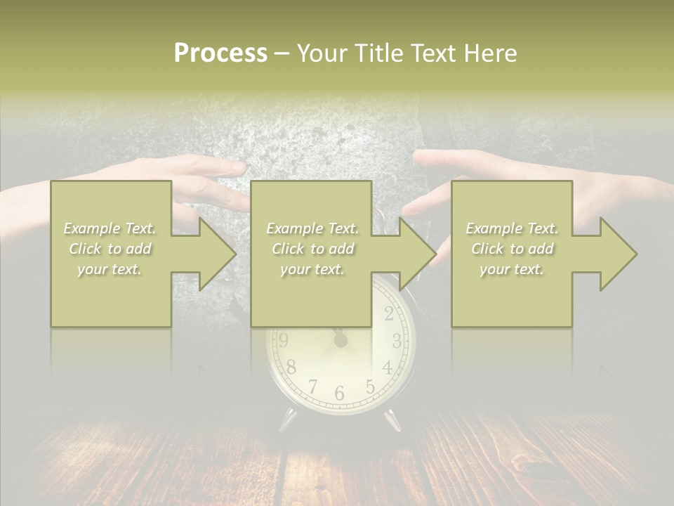 Anxiety Concepts Past PowerPoint Template