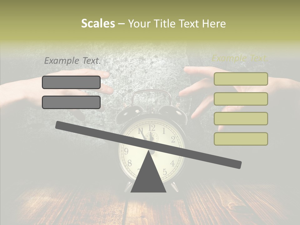 Anxiety Concepts Past PowerPoint Template