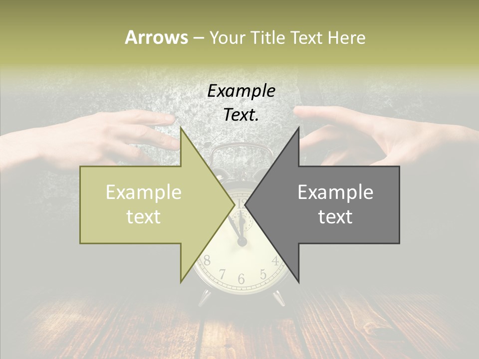 Anxiety Concepts Past PowerPoint Template