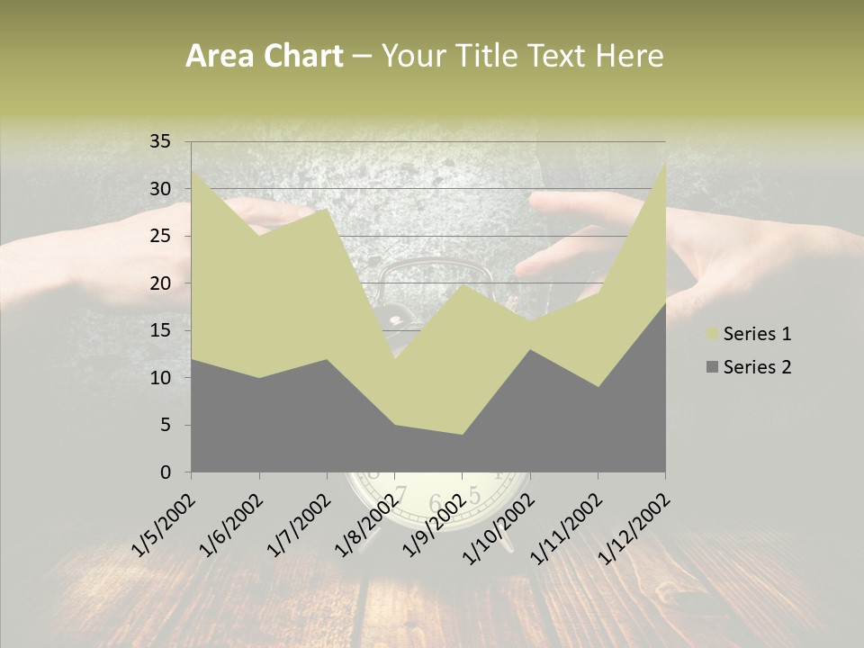 Anxiety Concepts Past PowerPoint Template
