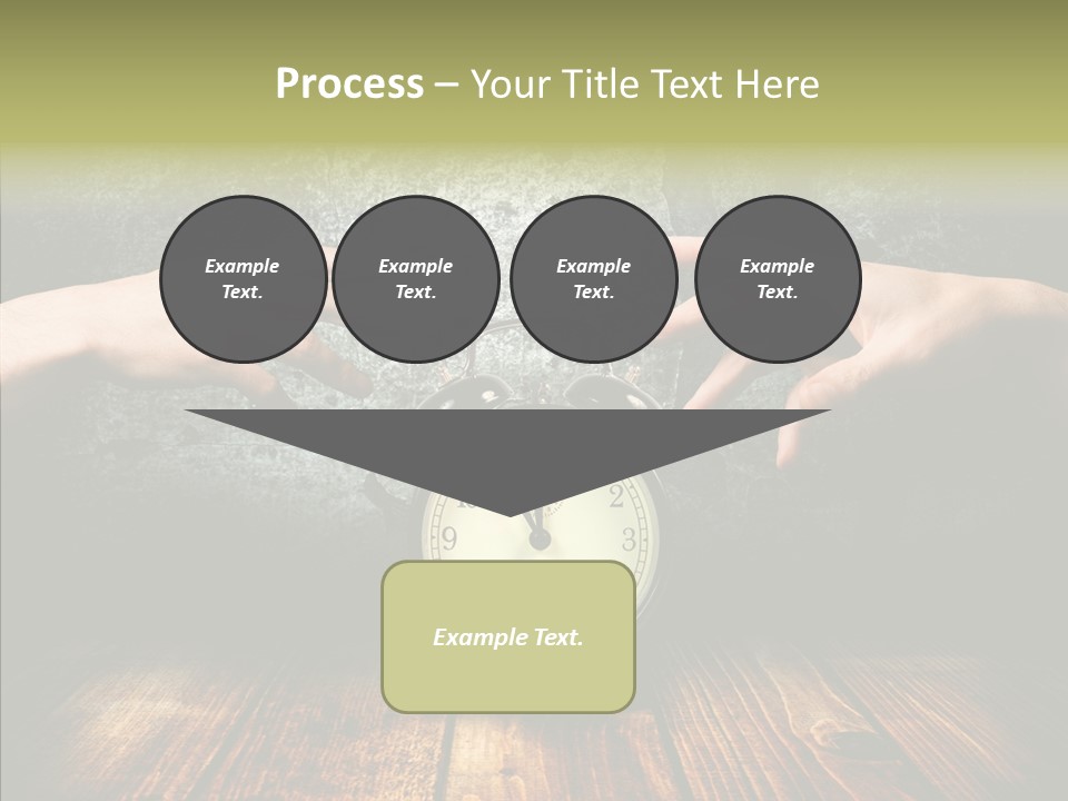 Anxiety Concepts Past PowerPoint Template