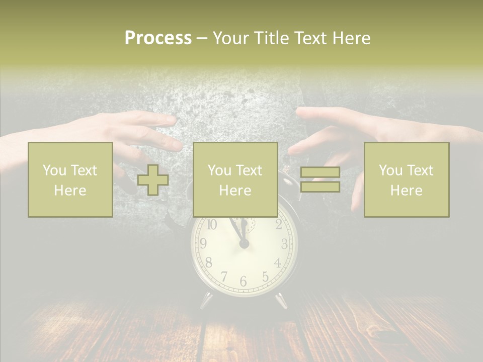 Anxiety Concepts Past PowerPoint Template