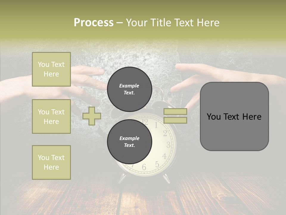 Anxiety Concepts Past PowerPoint Template