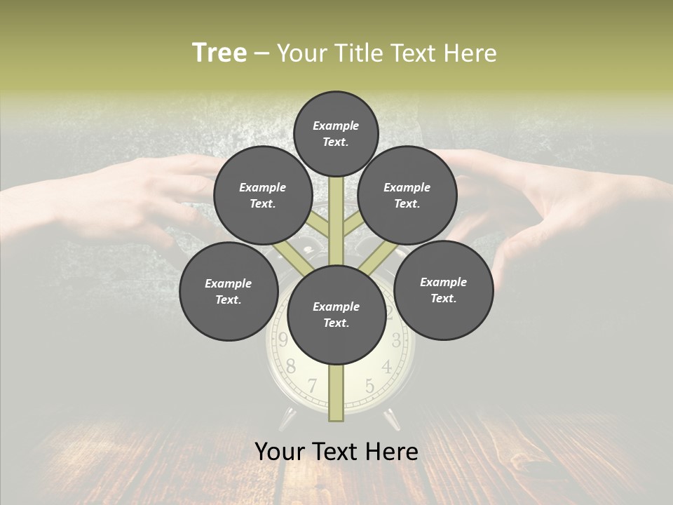 Anxiety Concepts Past PowerPoint Template