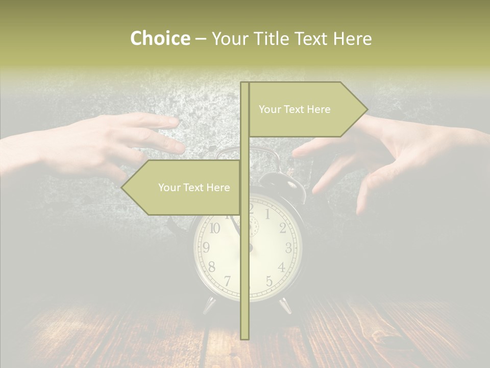 Anxiety Concepts Past PowerPoint Template